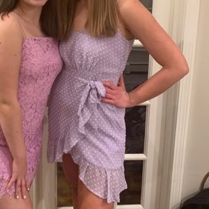 Francescas mini wrap dress